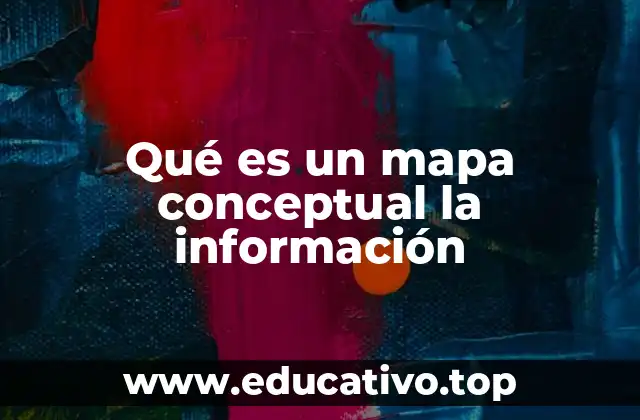 Qué es un mapa conceptual la información