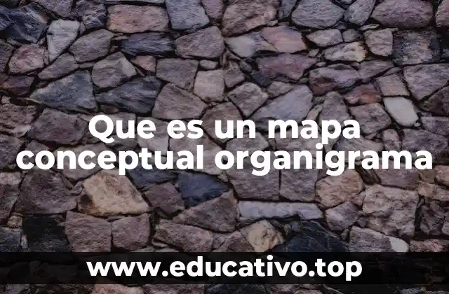 Que es un mapa conceptual organigrama