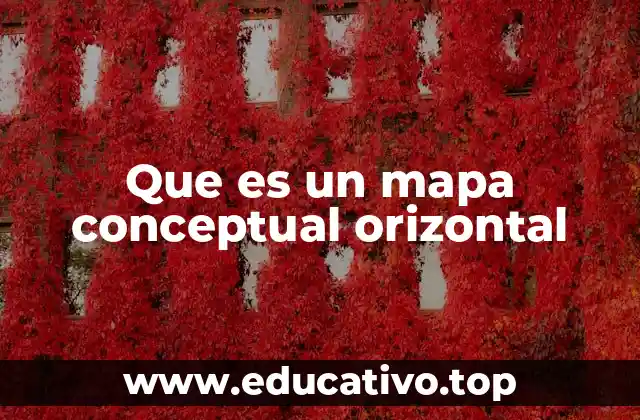 Que es un mapa conceptual orizontal