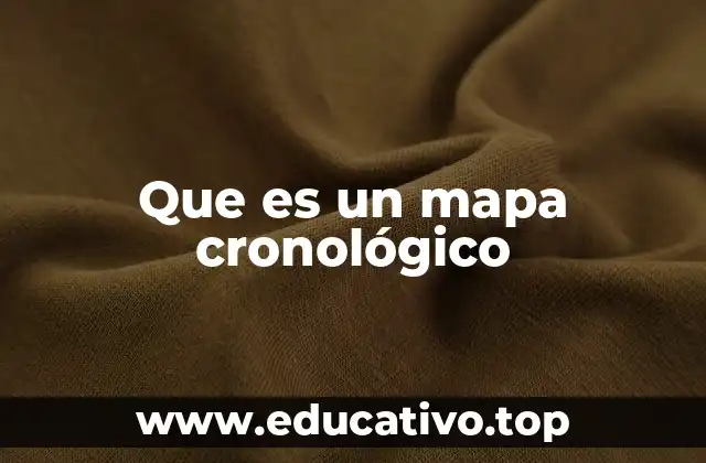 Que es un mapa cronológico