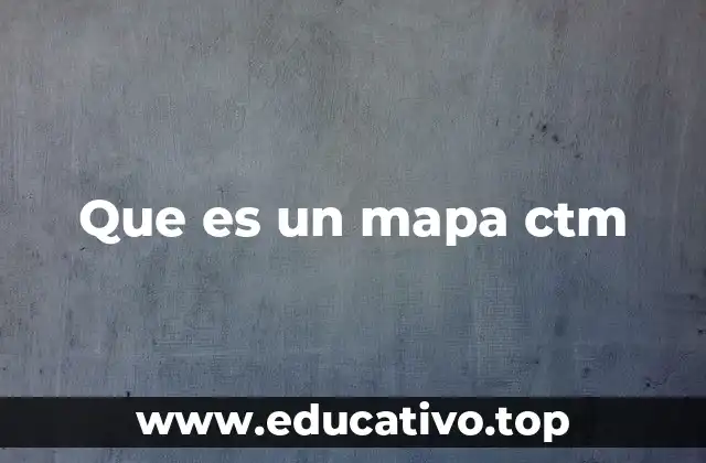Que es un mapa ctm
