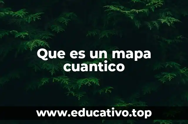 Que es un mapa cuantico