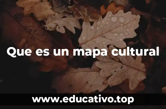 Que es un mapa cultural