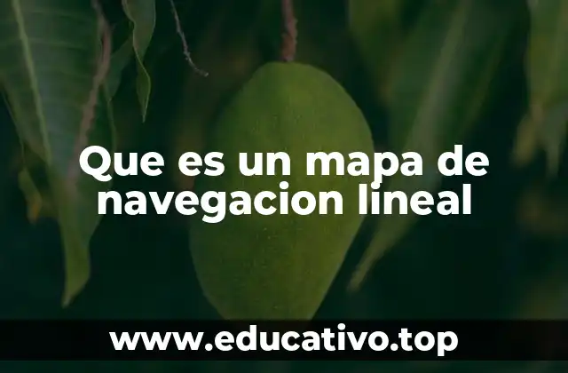 Que es un mapa de navegacion lineal