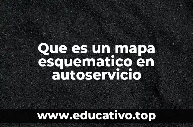 Que es un mapa esquematico en autoservicio