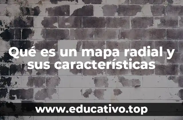 Qué es un mapa radial y sus características