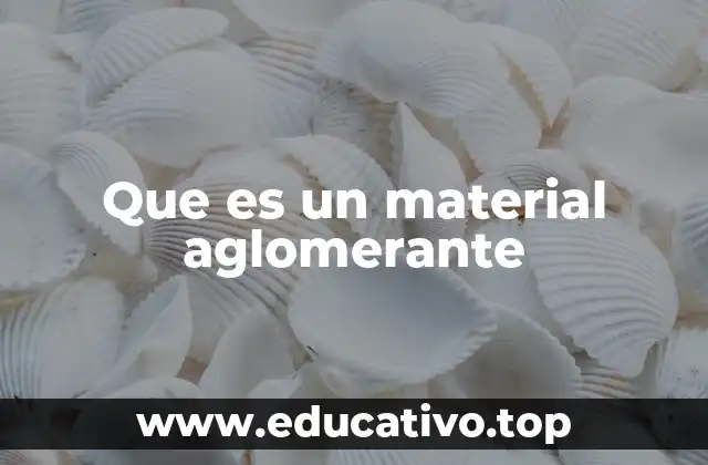 Componentes esenciales de los materiales aglomerantes