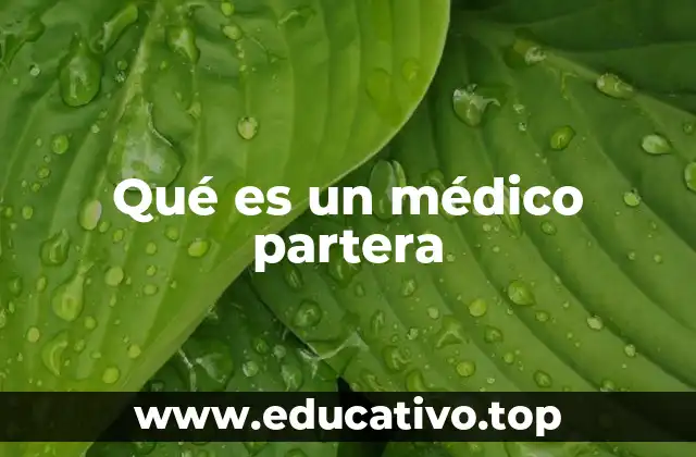 Qué es un médico partera