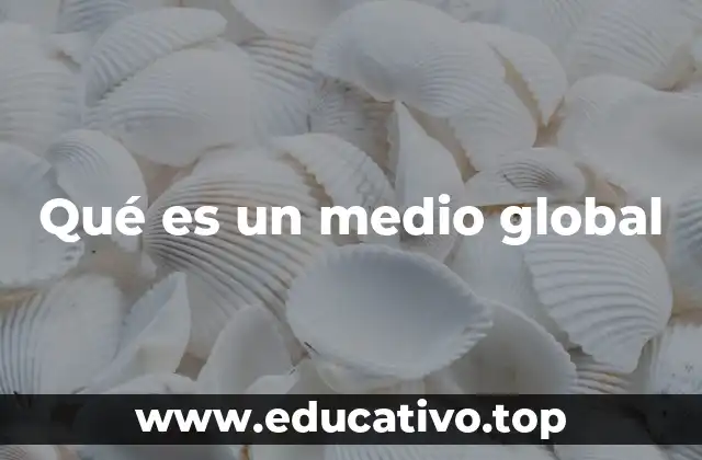 Qué es un medio global