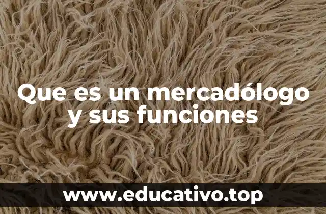 Que es un mercadólogo y sus funciones