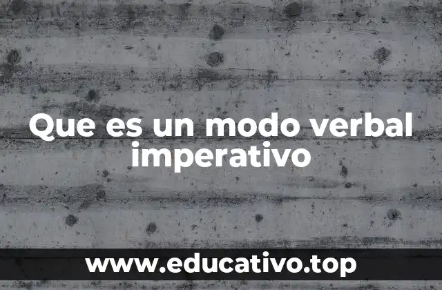 El imperativo en la comunicación directa