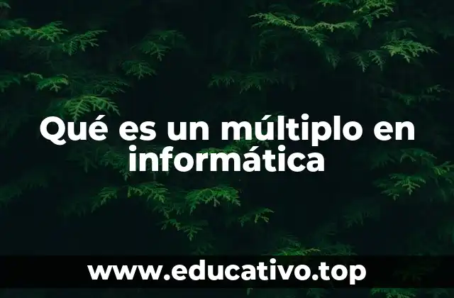 El papel de los múltiplos en la gestión de datos