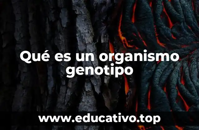 Cómo el genotipo define a los organismos vivos