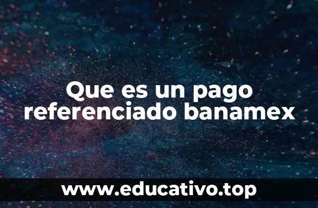 Que es un pago referenciado banamex