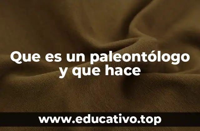 El viaje en el tiempo que permite la paleontología