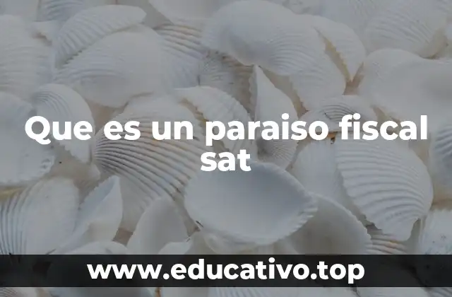 Que es un paraiso fiscal sat