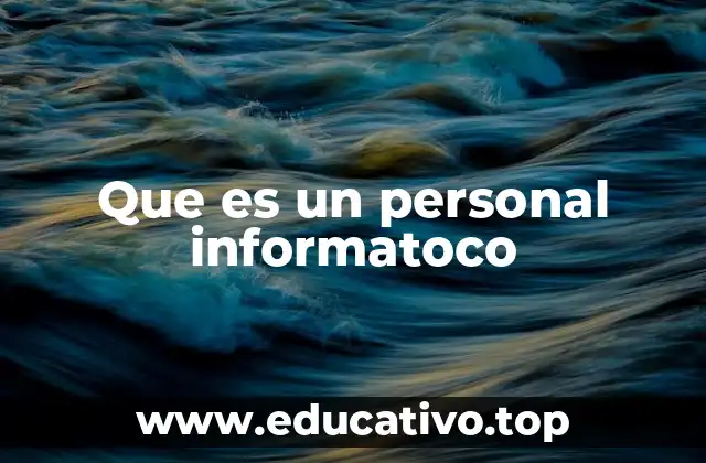 Que es un personal informatoco