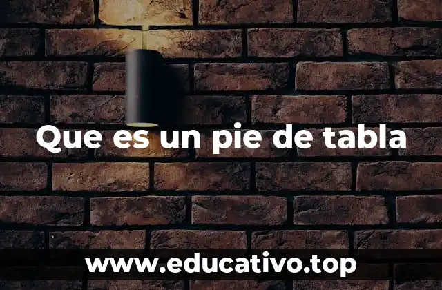 La importancia de complementar la información en tablas