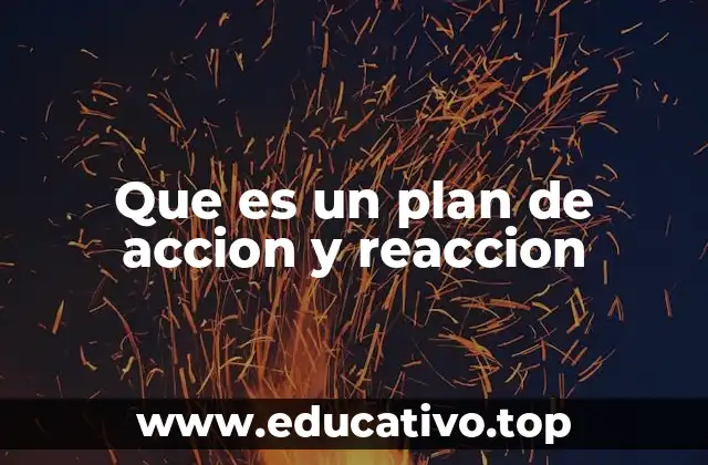 Que es un plan de accion y reaccion