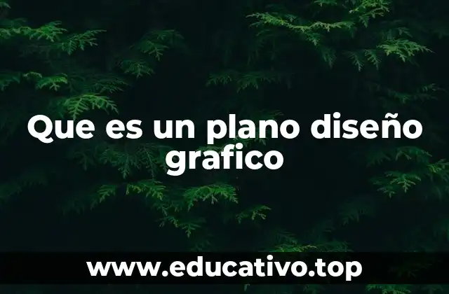 Que es un plano diseño grafico