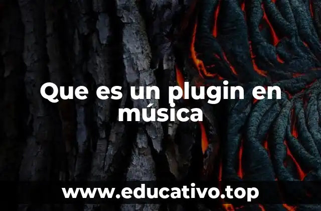 Que es un plugin en música