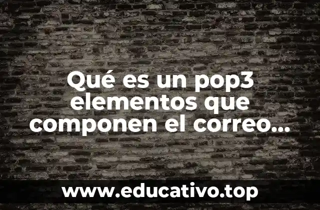 Componentes básicos del correo electrónico