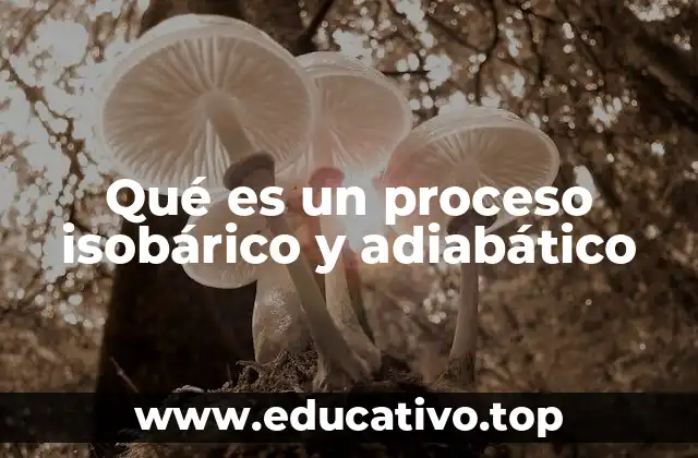 Qué es un proceso isobárico y adiabático