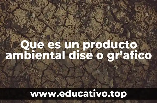Que es un producto ambiental dise o gr’afico