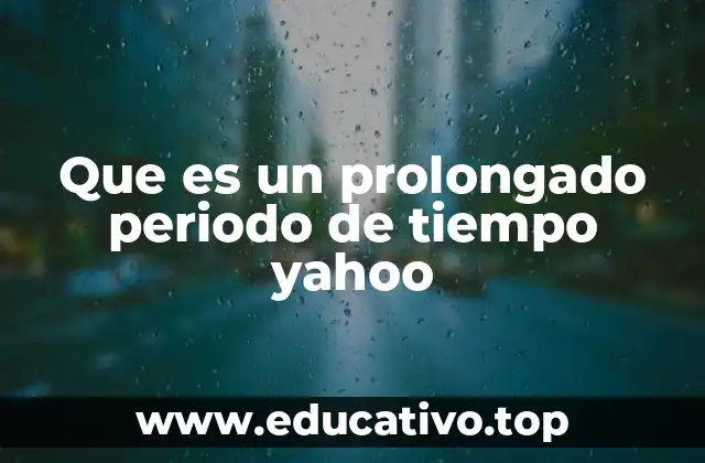 El rol de los períodos prolongados en el análisis de datos