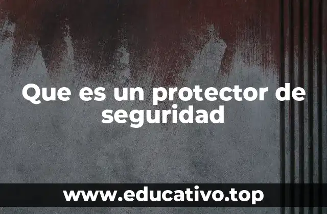 Que es un protector de seguridad