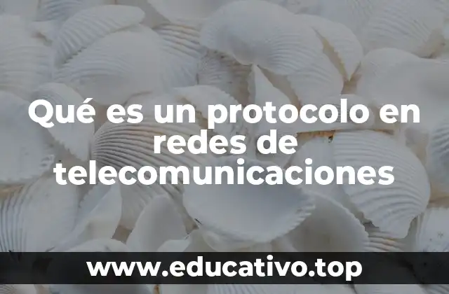 Qué es un protocolo en redes de telecomunicaciones