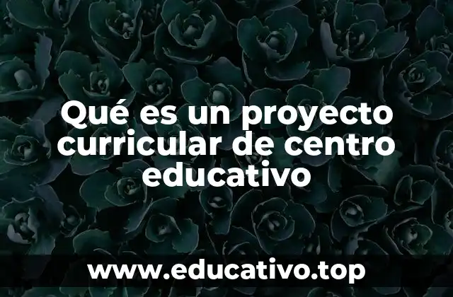 El rol del proyecto curricular en la planificación educativa institucional