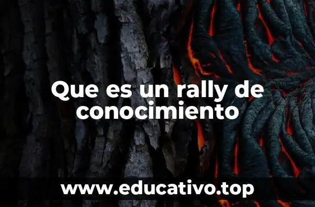 Que es un rally de conocimiento