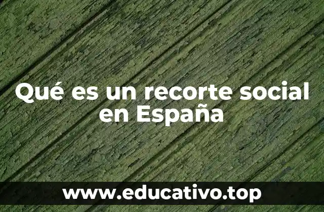 El impacto de los ajustes en el tejido social