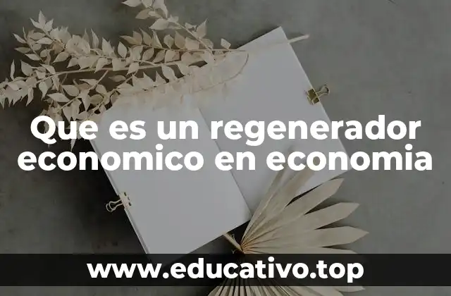 Que es un regenerador economico en economia