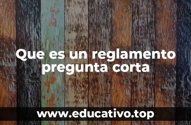 La importancia de los reglamentos en la organización social