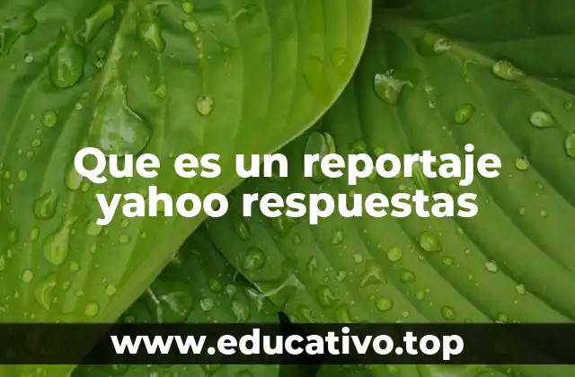 Cómo los reportajes en Yahoo Respuestas se diferenciaban de otras respuestas