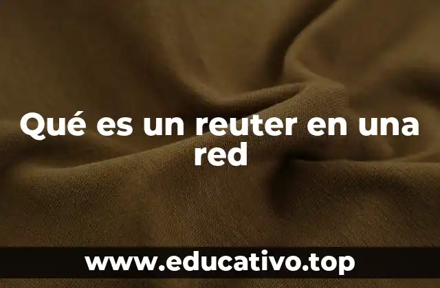 Qué es un reuter en una red