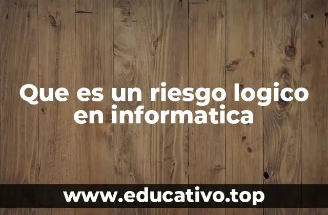 Que es un riesgo logico en informatica