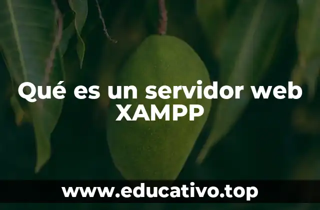 Qué es un servidor web XAMPP