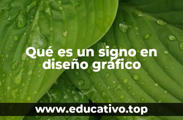 Qué es un signo en diseño gráfico