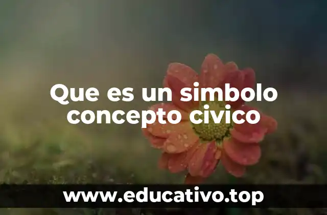 Que es un simbolo concepto civico