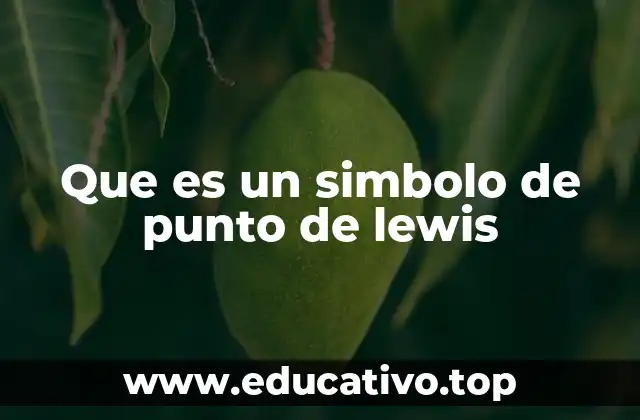 Que es un simbolo de punto de lewis