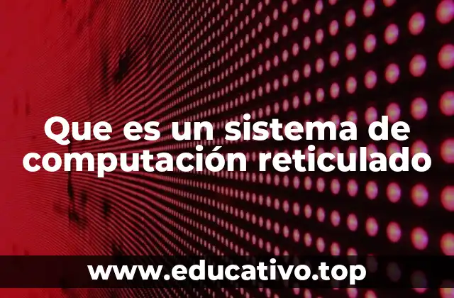 Que es un sistema de computación reticulado