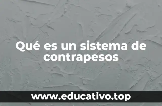 Aplicaciones de los sistemas de contrapesos en la ingeniería