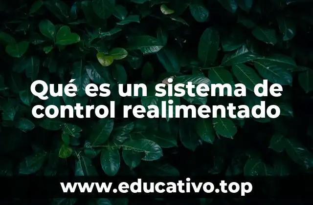 Qué es un sistema de control realimentado