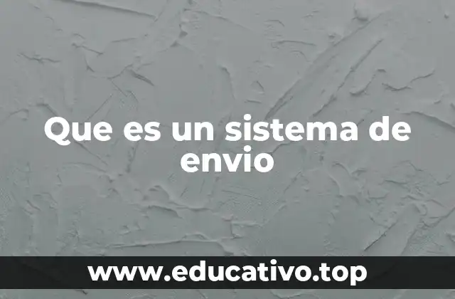 Que es un sistema de envio