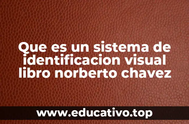 Que es un sistema de identificacion visual libro norberto chavez