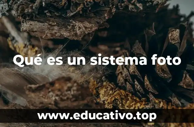 Qué es un sistema foto