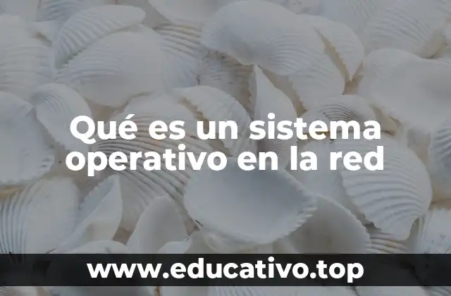 Qué es un sistema operativo en la red